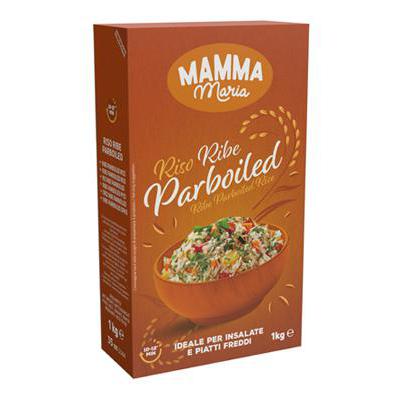 MAMMA MARIA RICE KG 1 RIBE PARBOILED X 9
