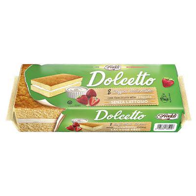 FREDDI SNACK X 8 DOLCETTO GR 200 STRAWBERRY X 16