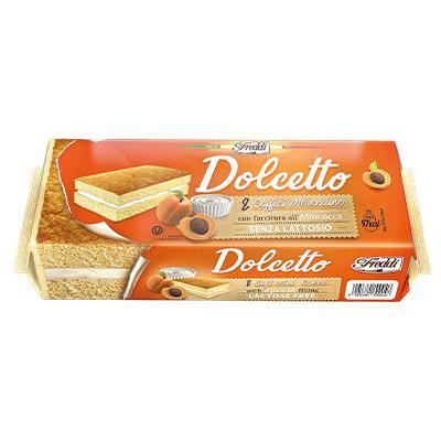 FREDDI SNACK X 8 DOLCETTO GR 200 APRICOT X 16