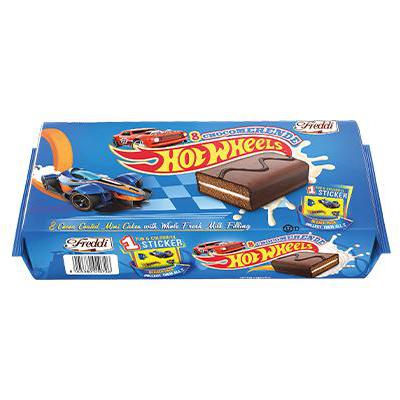 FREDDI SNACK HOTWHEELS CHOCOMERENDA X 8 X 12
