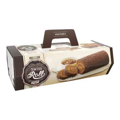 FREDDI CAKE SWISS ROLL GR 300 COCOA X 8