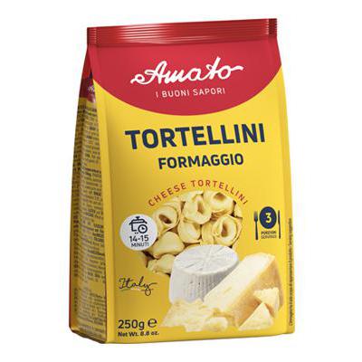 AMATO PASTA GR 250 DRIED TORTELLINI WITH CHEESE X 22