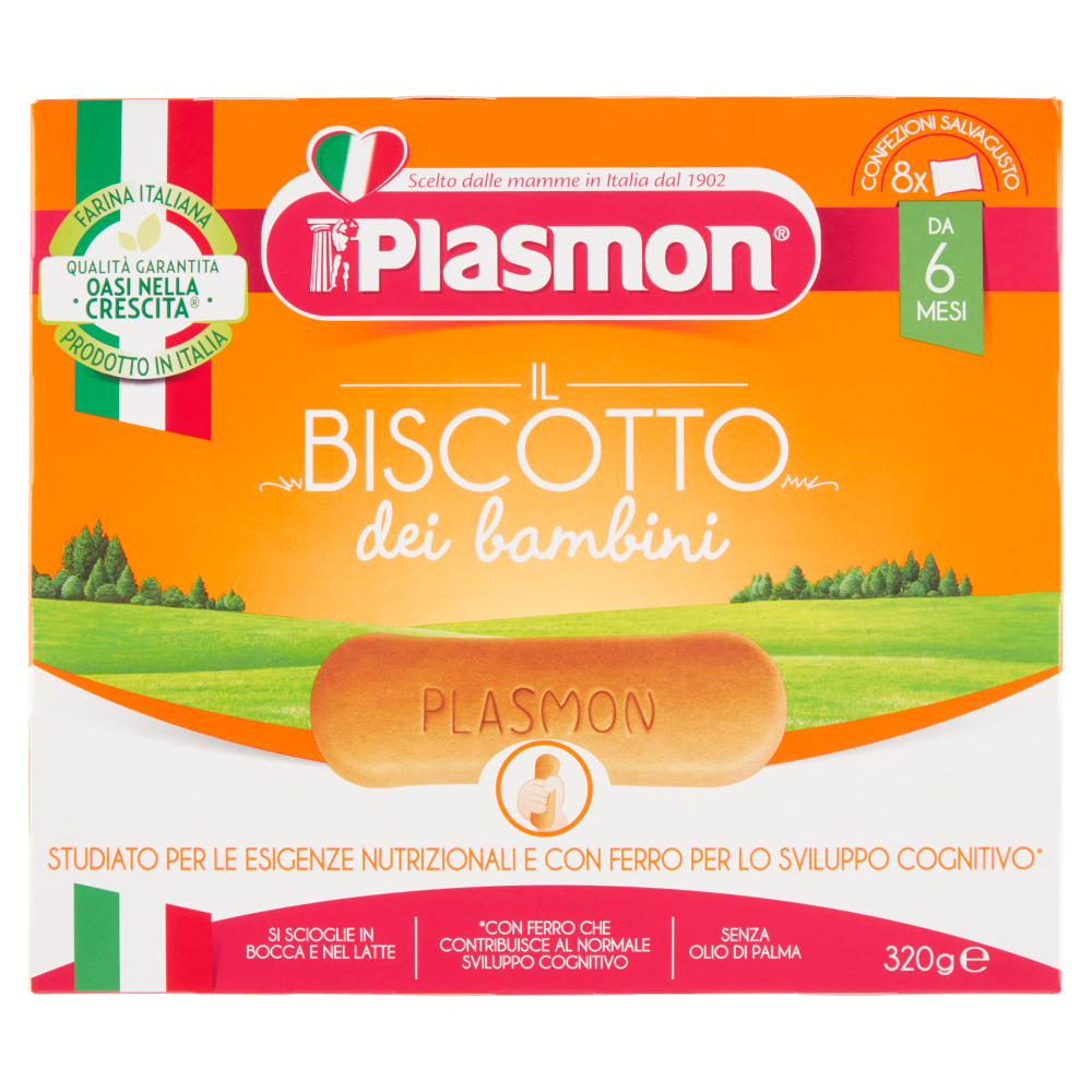PLASMON BABY FOOD COOKIES GR 320 X 6