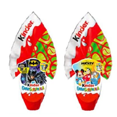 KINDER EASTER EGG T3 GR 150 JR x 4 EGGS (E284 - 2 EGGS BATMAN AND 2 EGGS MICKEY AND FRIENDS) GRANSORPRESA SURPRISE