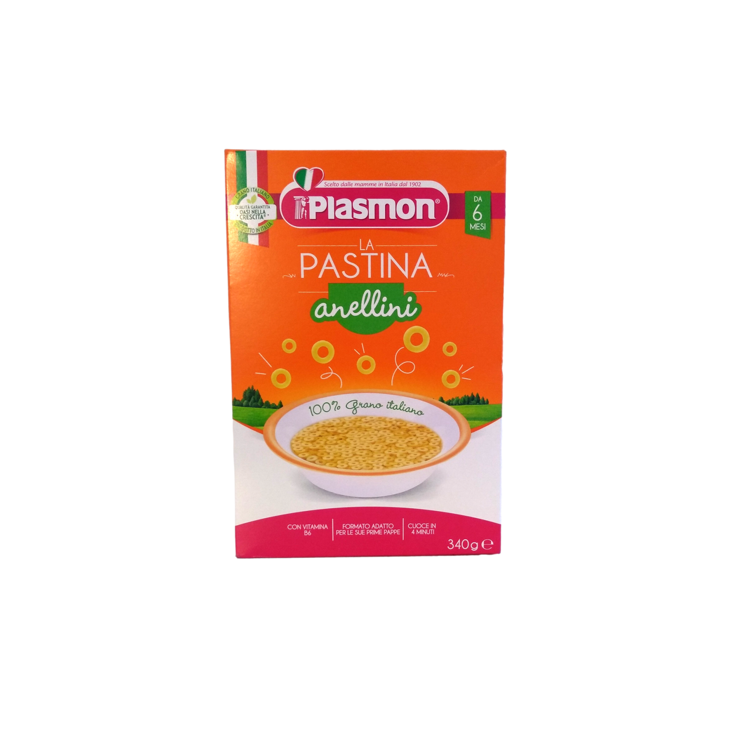 PLASMON BABY FOOD PASTA GR 300 ANELLINI N 2 X 12