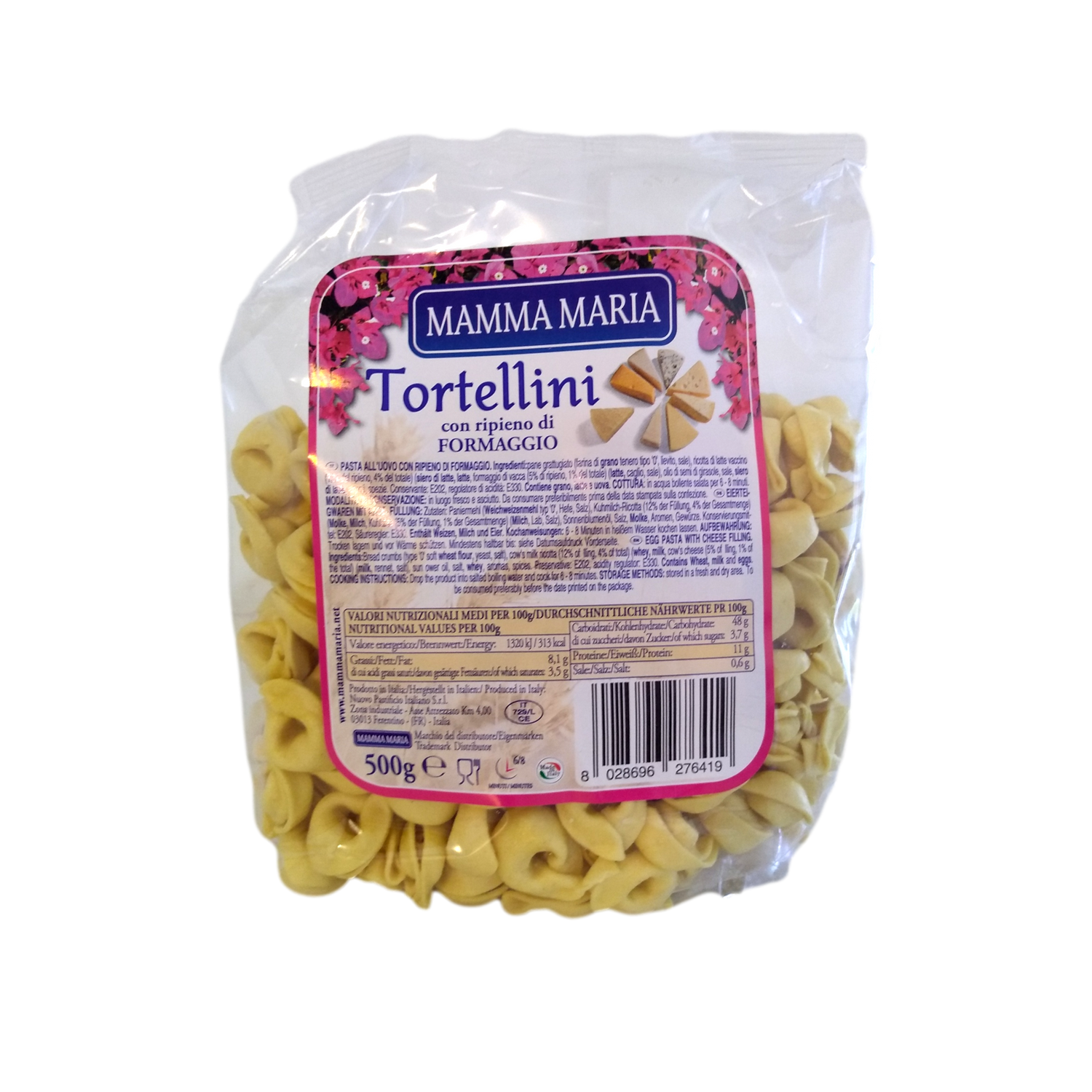 MAMMA MARIA PASTA GR 500 TORTELLINI WITH CHEESE X 12