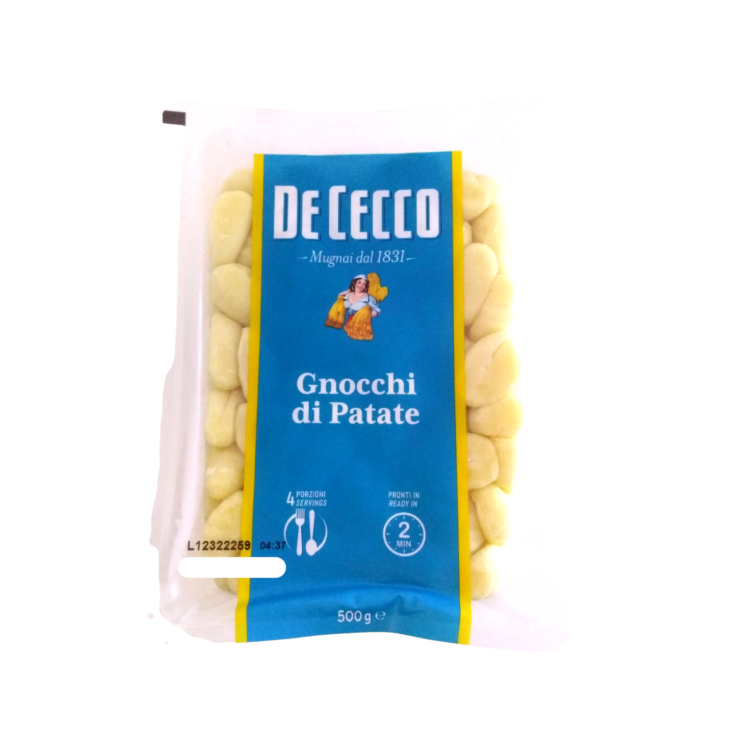 DE CECCO PASTA GR 500 POTATOES GNOCCHI X 12