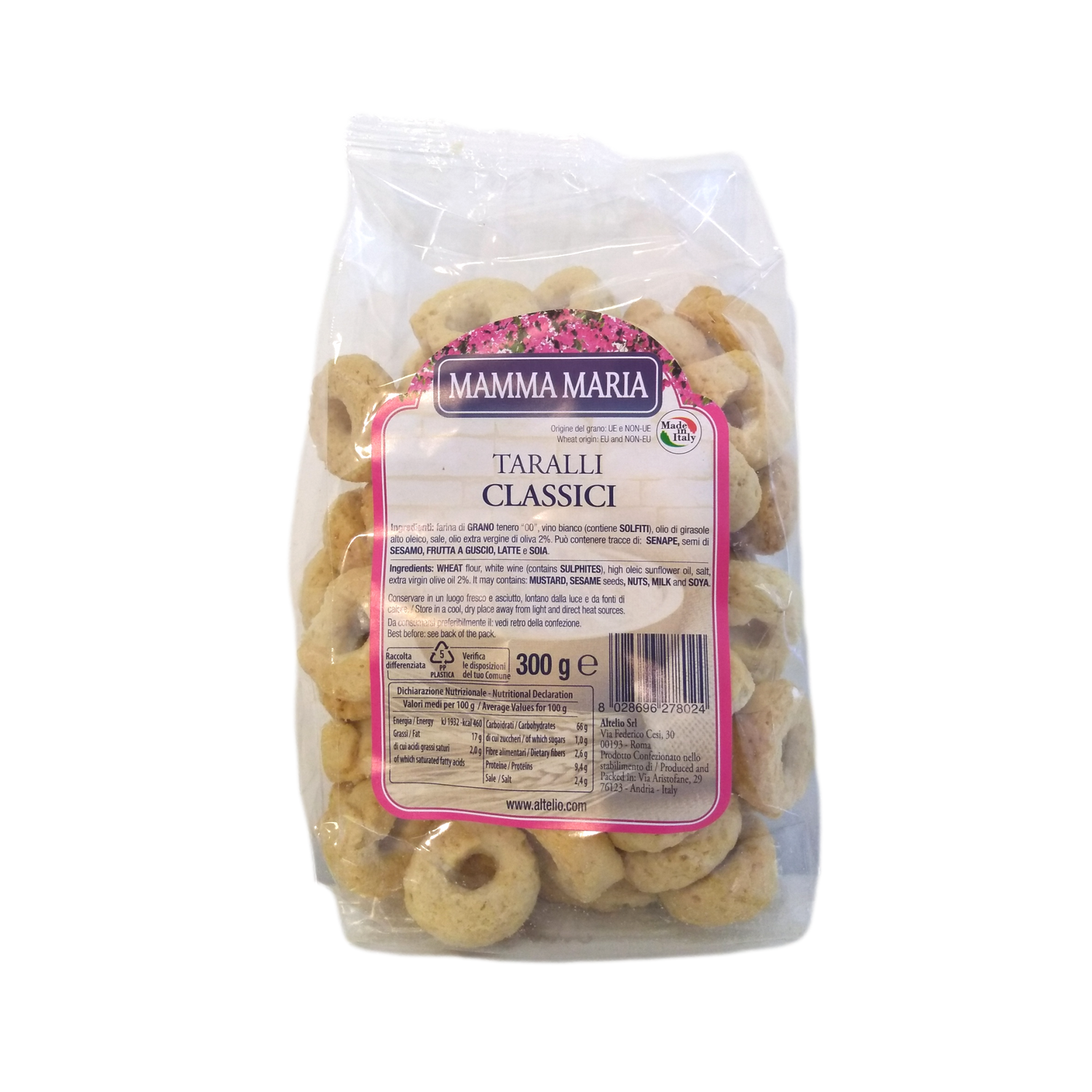 MAMMA MARIA TARALLI GR 300 CLASSICS X 16