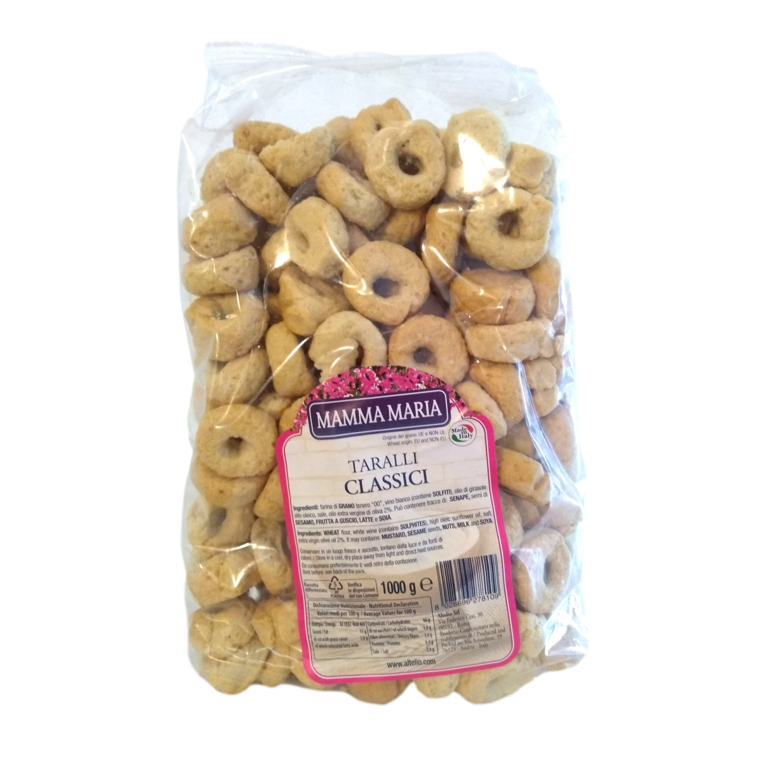 MAMMA MARIA TARALLI KG 1 CLASSICS X 6
