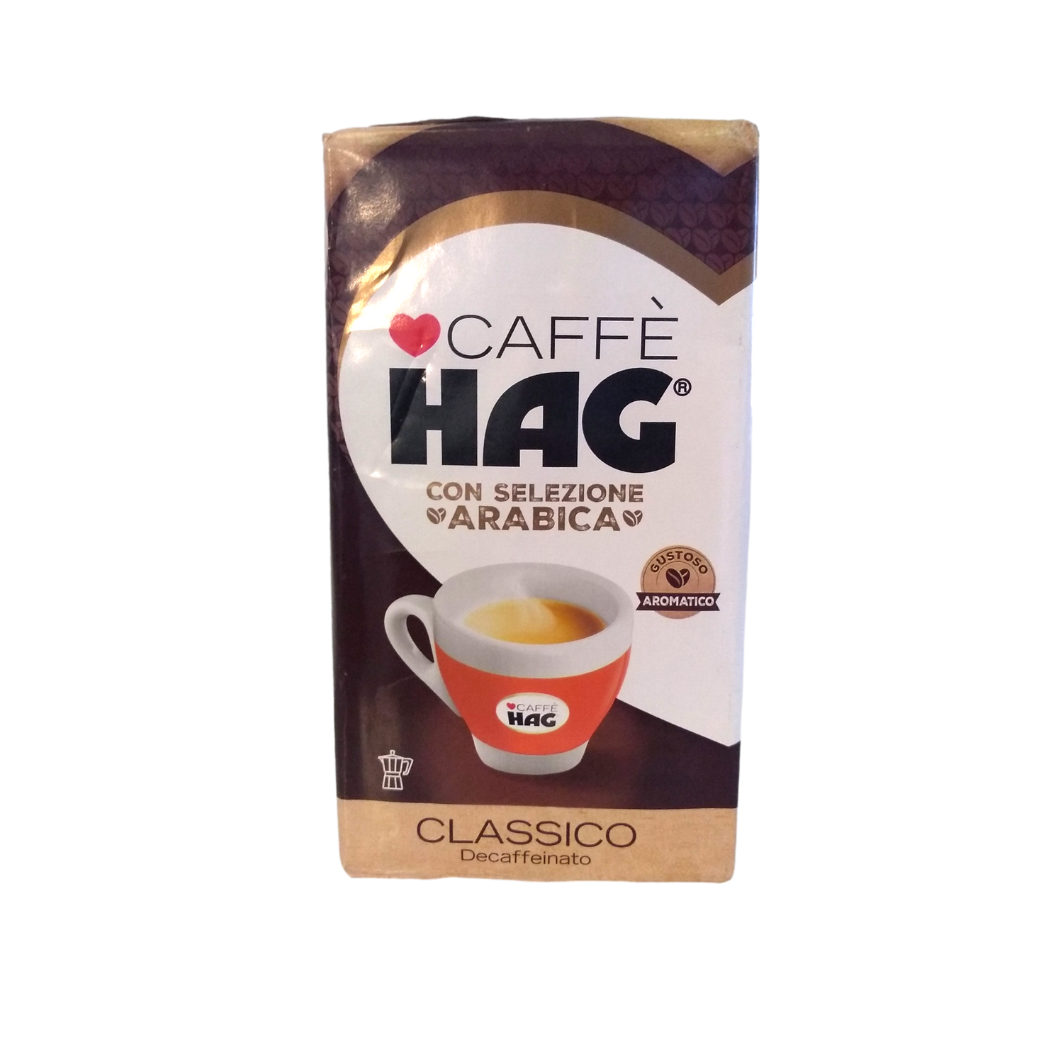 HAG GROUND COFFEE GR 250 BAG DECAF X 12