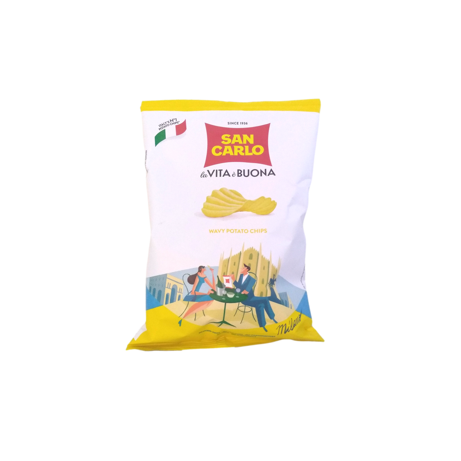 SAN CARLO POTATO CHIPS GR 50 RUSTICA X 20