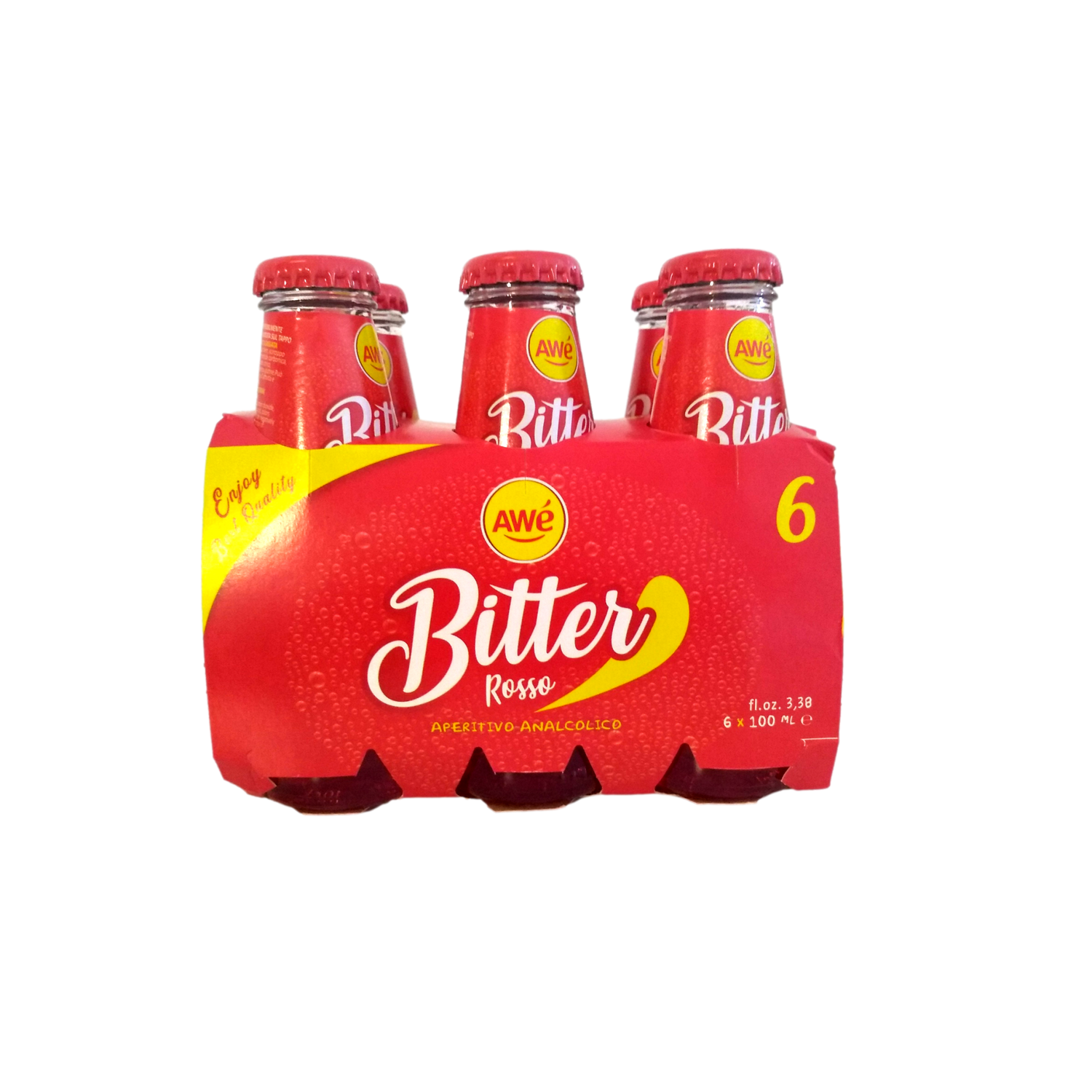 AWE BITTER ML 100 X 6 RED APERITIF APERITIVO X 4