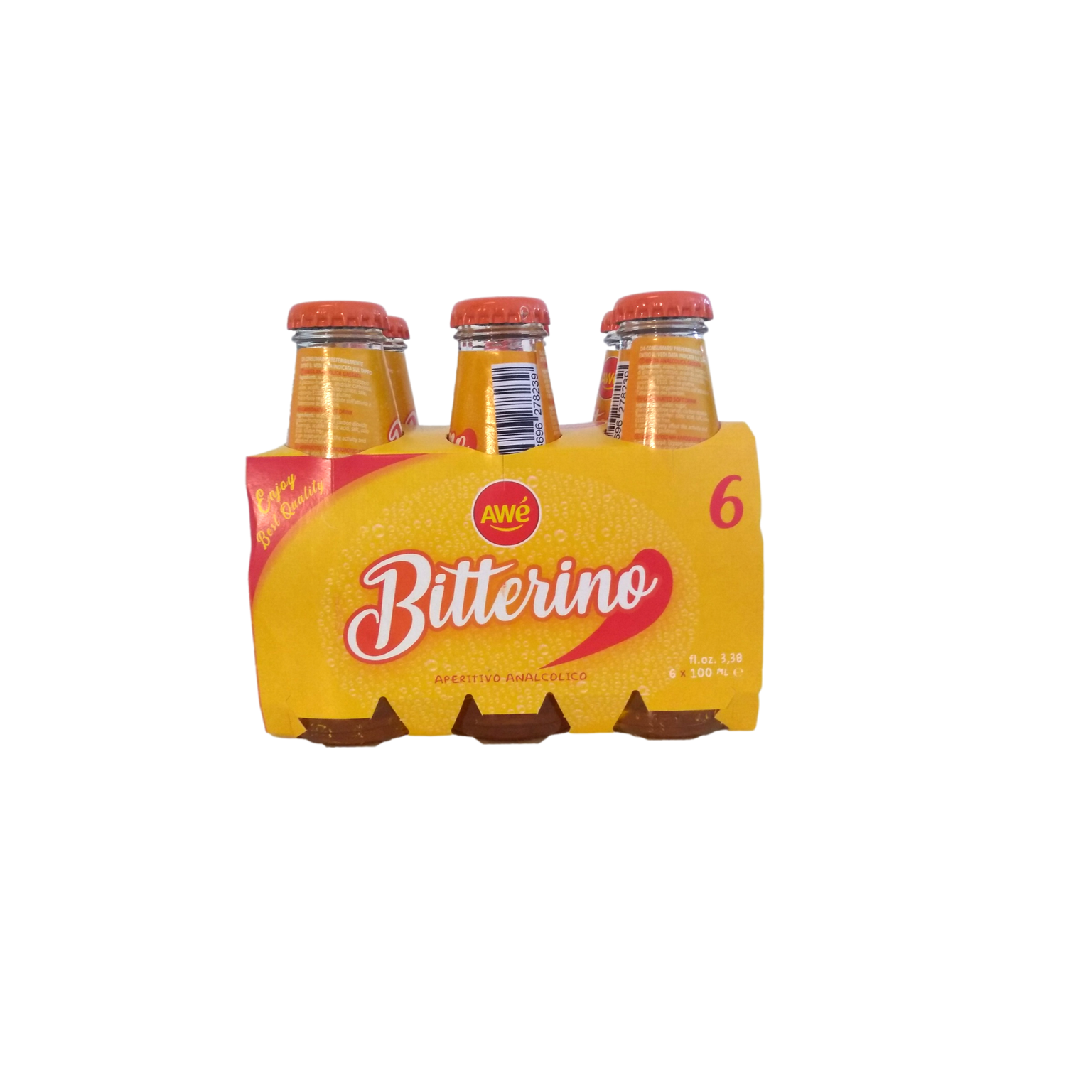 AWE BITTER ML 100 X 6 GINGER APERITIF APERITIVO X 4