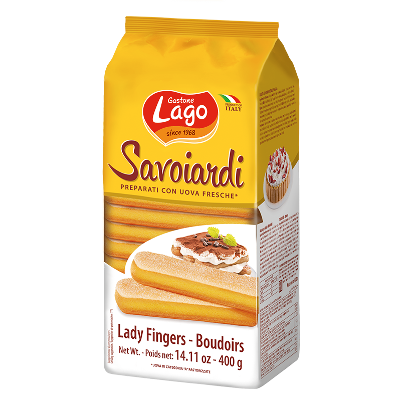 LAGO BISCUITS SAVOIARDI GR 400 LADY FINGERS X 10