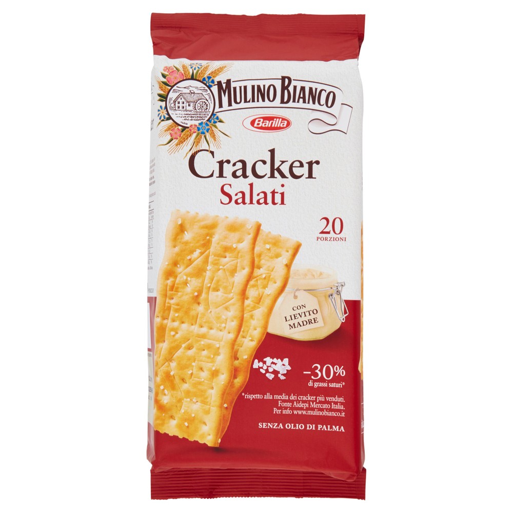 MULINO BIANCO CRACKERS GR.500 SALTED X 9