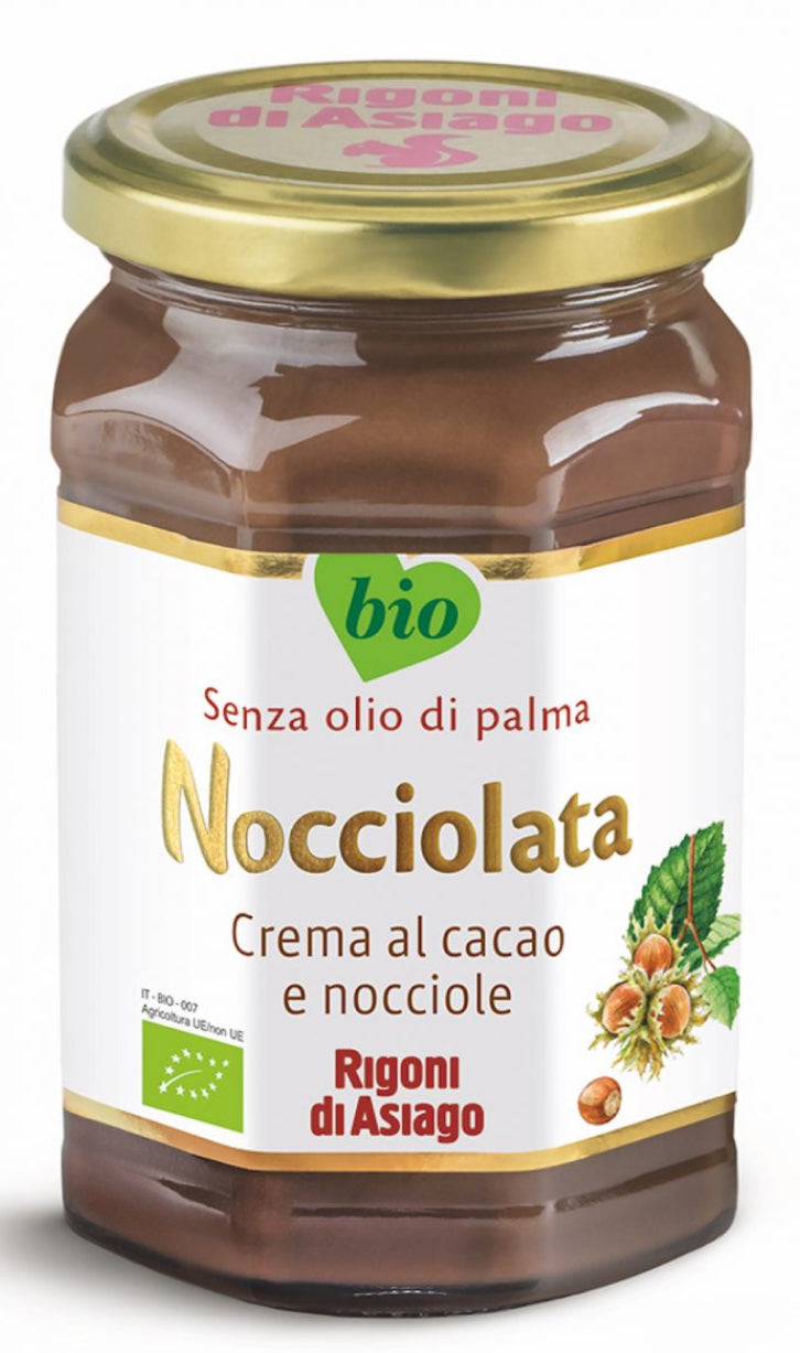 RIGONI CHOCOLATE CREAM NOCCIOLATA GR 270 ORGANIC X 6