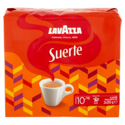LAVAZZA GROUND COFFEE GR 250 SUERTE X 2 X 10