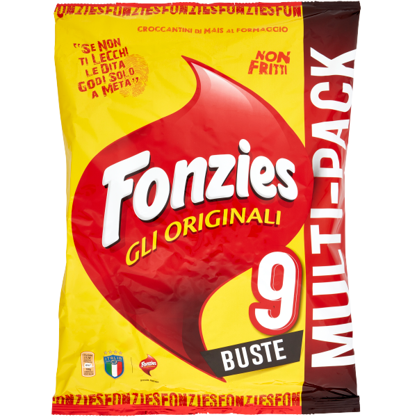 FONZIES CORN CRISPS GR 211 MULTIPACK X 9 X 20