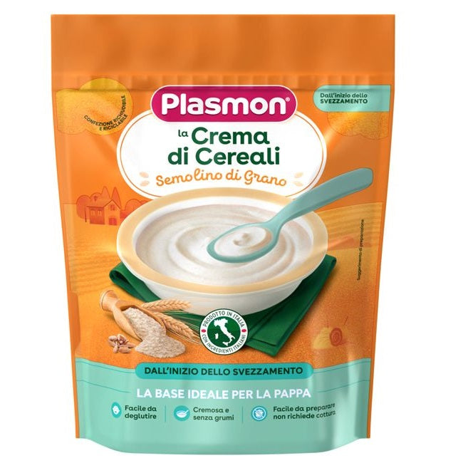 PLASMON BABY FOOD CREAM GR 200 SEMOLINO  X 6