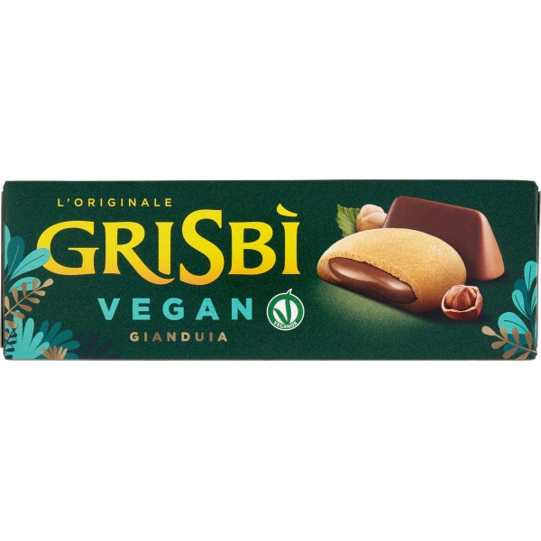 GRISBI COOKIES GR 135 VEGAN GIANDUIA X 12